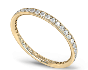 Diamond and Fairtrade Gold Eternity Ring