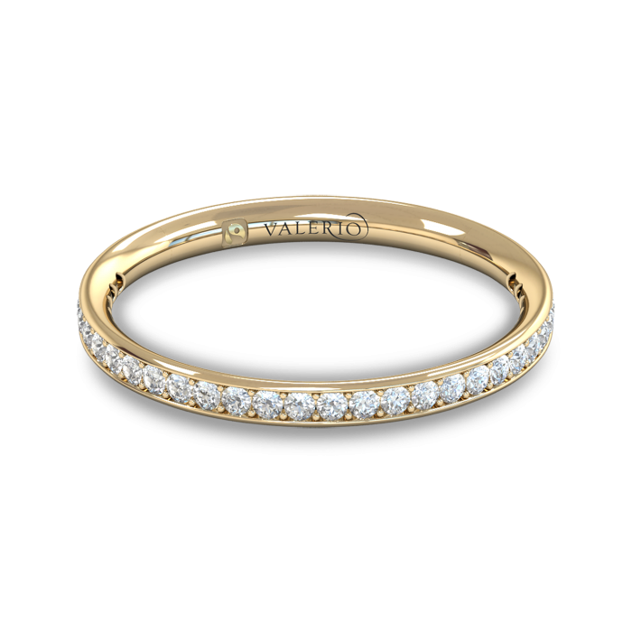Grain Set Diamond Fairtrade Gold Eternity Ring - Image 6